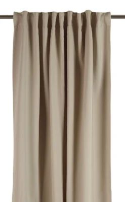 Discount Ljusdämpande gardin beige - 140x240cm 7cm