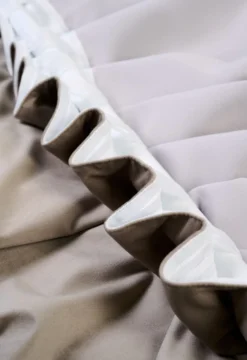 Outlet Ljusdämpande gardin taupe - 140x240cm 7cm