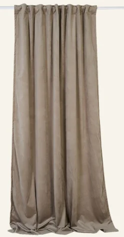 Outlet Ljusdämpande gardin taupe - 140x240cm 7cm