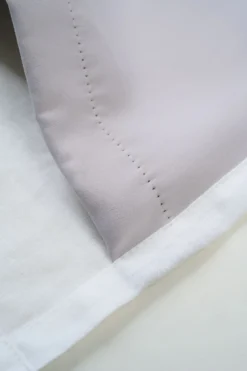 Outlet Premium Collection Ljusdämpande linnegardin vit - 135x250 cm