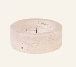 Clearance Ljushållare beige - ø7x2,5 cm