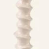 Ljusstake beige - 6x6x17,5 cm