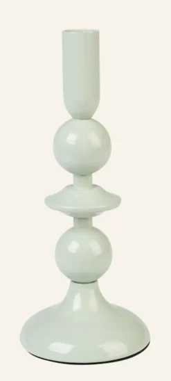 New Ljusstake ljusgrön - 9x9x21,8 cm