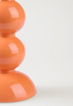 Best Ljusstake orange - 8x8x20 cm