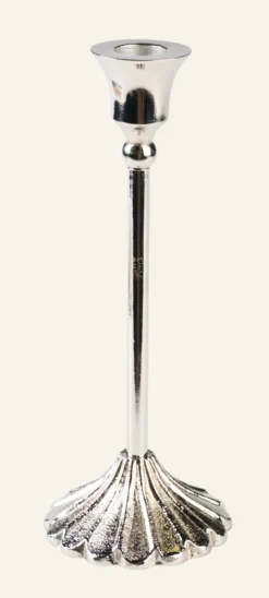 Sale Ljusstake silver - 8,5x8,5x22,5 cm
