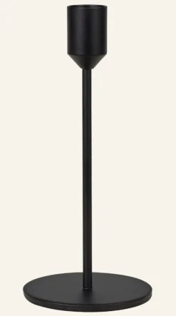 Sale Ljusstake svart - 7,8x7,8x21,8 cm