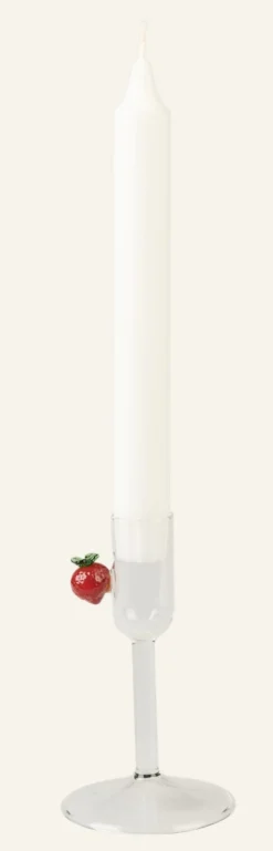 Discount Ljusstake transparent - 7x7x12 cm
