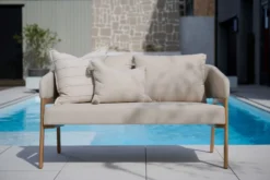 Best Forms & Objects Loungesoffa beige - 79x133,5x73 cm