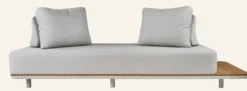 Sale Forms & Objects Loungesoffa offwhite - 96,5x253x31,5 cm