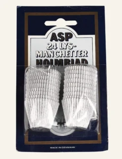 Asp Manschetter silver - 24 stk