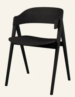 Hot Forms & Objects Matstol svart - 54x51x74 cm