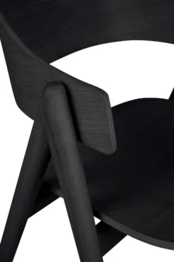 Hot Forms & Objects Matstol svart - 54x51x74 cm