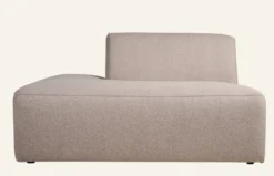 Outlet Modul öppen ände vänster beige - 134x93x73 cm