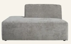 Best Modul öppen ände vänster grå - 134x93x73 cm