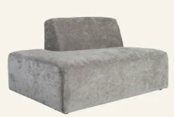 Best Modul öppen ände vänster grå - 134x93x73 cm