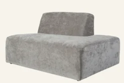Best Modul öppen ände vänster grå - 134x93x73 cm
