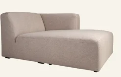 Discount Modul schäslong höger beige - 154x114x73 cm