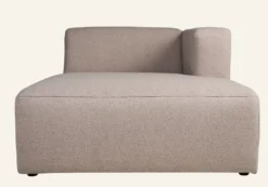 Discount Modul schäslong höger beige - 154x114x73 cm