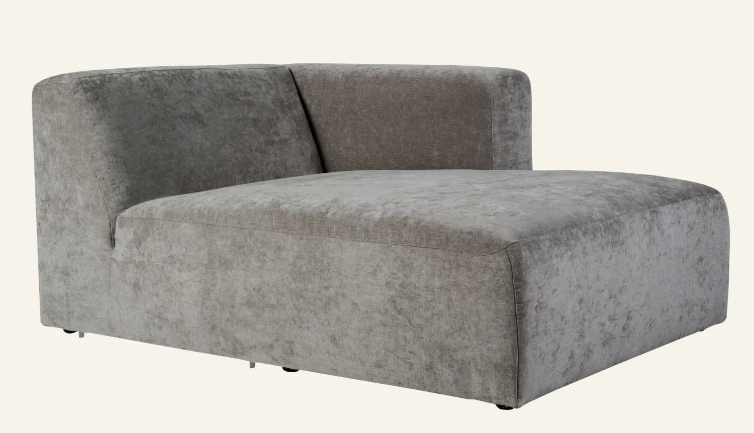 Sale Modul schäslong höger grå - 114x154x73 cm