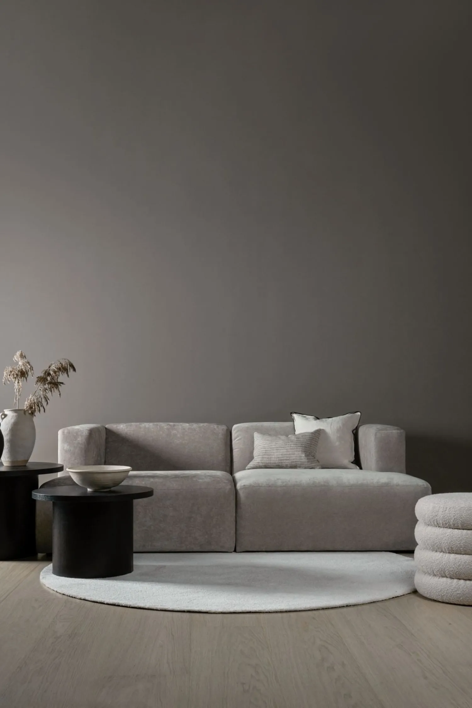 Sale Modul schäslong höger grå - 114x154x73 cm