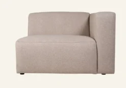 Best Modul 1,5-sits armstöd höger beige - 110x93x73 cm