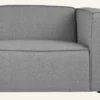 Hot Forms & Objects Modul 1,5-sits armstöd höger grå - 110x93x73 cm
