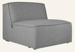 Discount Forms & Objects Modul 1,5-sits utan armstöd grå - 90x93x73 cm