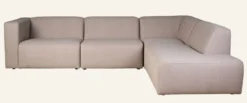 Discount Forms & Objects Modulsoffa 4 delar öppen ände höger beige - 293x227x73 cm