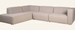 Hot Forms & Objects Modulsoffa 4 delar öppen ände vänster beige - 293x227x73 cm