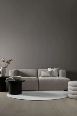 Discount Forms & Objects Modulsoffa 2 delar schäslong grå - 228x154x73 cm