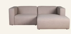 Discount Modulsoffa 2 delar schäslong höger beige - 224x154x73 cm