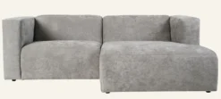Hot Modulsoffa 2 delar schäslong höger grå - 224x154x73 cm