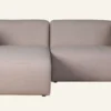 Clearance Forms & Objects Modulsoffa 2 delar schäslong vänster beige - 224x154x73 cm