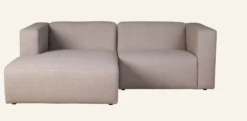Clearance Forms & Objects Modulsoffa 2 delar schäslong vänster beige - 224x154x73 cm