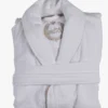 Premium Collection Morgonrock vit - S/M