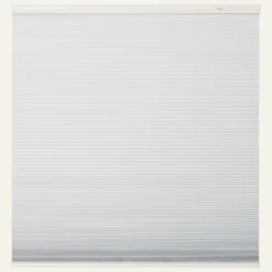 Clearance Mörkläggande dubbel plisségardin vit - 90x160 cm