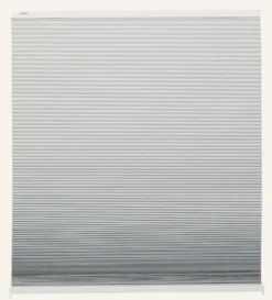 Mörkläggande dubbel plisségardin vit - 60x160 cm