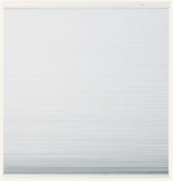 New Mörkläggande dubbel plisségardin vit - 90x210 cm