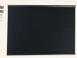 Best Mörkläggande dubbel plisségardin svart - 110x160 cm