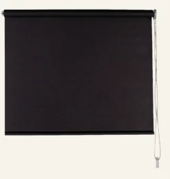 Hot Mörkläggande rullgardin svart - 140x185 cm