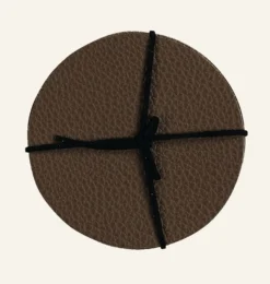 Sale Local Chef 4-pack glasunderlägg brun - ø10 cm