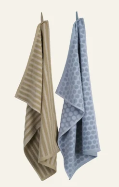 Sale Local Chef 2-pack kökshandduk blå - 45x70 cm