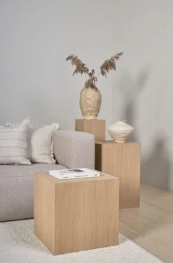Clearance Forms & Objects Piedestal natur - 25x25x80 cm