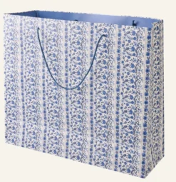 Online Presentpåse multi/blå - 36x42x14 cm