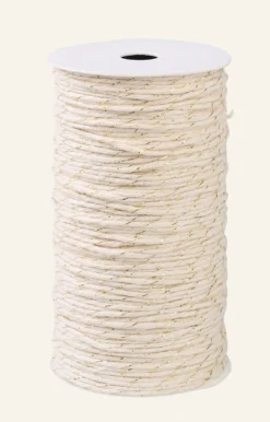 Hot Presentsnöre multi/vit - 30 m