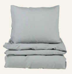 Premium Collection Påslakanset grå - 150x210 cm