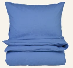 Online Påslakanset i bäckebölja blå - 150x210 cm