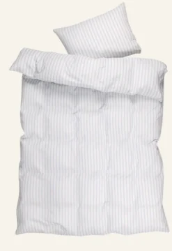 Sale Påslakanset i bäckebölja dimblå - 230x220 cm