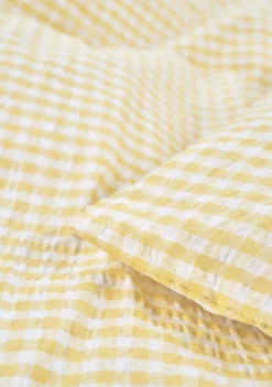 Best Påslakanset i bäckebölja gul - 150x210 cm/50x60 cm