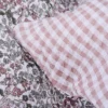 Påslakanset i bäckebölja multi/rosa - 150x210 cm